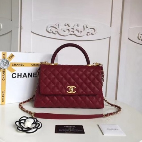 Chanel originální kožená taška z ovčí kůže A92236 s růžovou zlatou přezkou