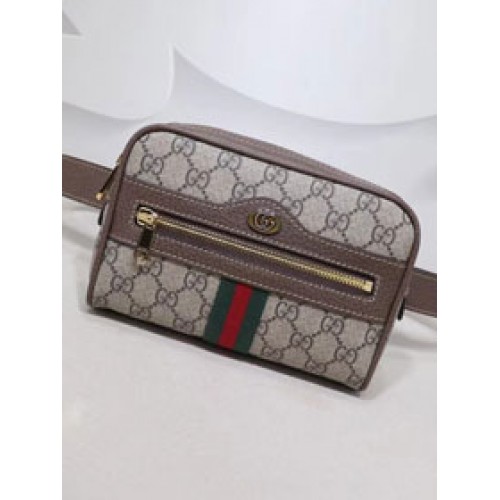 Gucci GG originální plátěná ophidia supreme malá kapsa 517075 hnědá