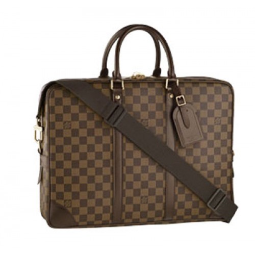 Louis Vuitton Damier Ebene plátěný držák na cestovní doklady GM N41122