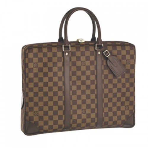 Louis Vuitton Damier Ebene Canvas Travel Document Holder PM N41124