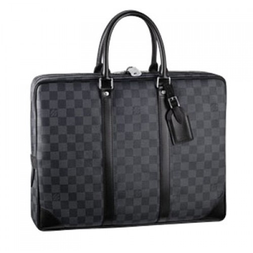 Pouzdro na cestovní dokumenty Louis Vuitton Damier Graphite Canvas PM N41125