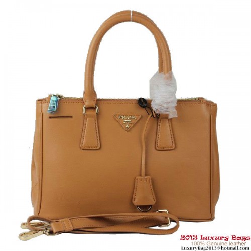 2013 Prada Saffiano Tote Bag 1801 Apricot