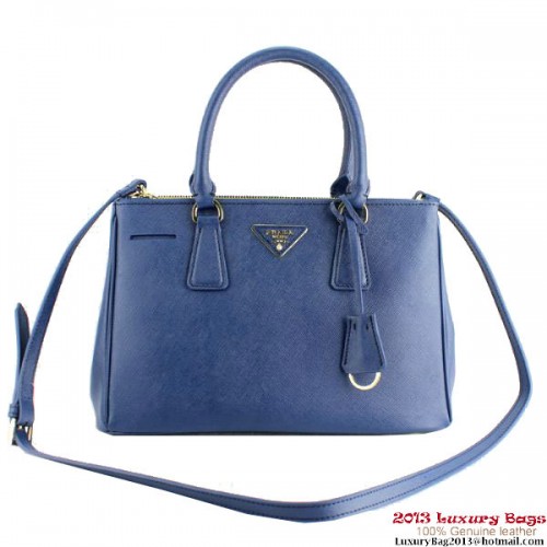 2013 Prada Saffiano Tote Bag 1801 Blue