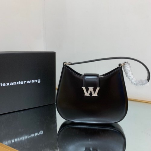 Kožená kabelka Alexander Wang 1099 černá