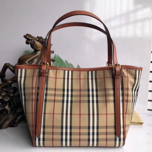 BURBERRY Střední taška Banner 5788 hnědá