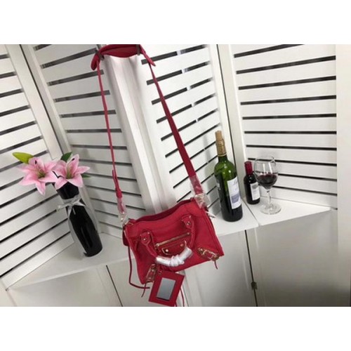 Kabelka Balenciaga Giant City Gold Cupcakes B084336 červená