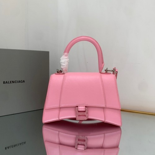 Malá kabelka Balenciaga s horním uchem a přesýpacími hodinami 592834 růžová