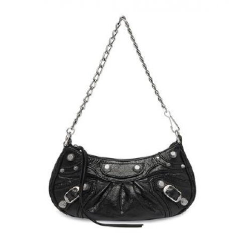 Balenciaga LE CAGOLE MINI PURSE WITH CHAIN 6958141 černá