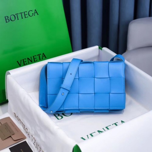 Bottega Veneta CASSETTE BAG 578004 modrá