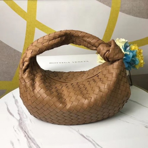Bottega Veneta JODIE hobo kabelka 600261 santalové dřevo