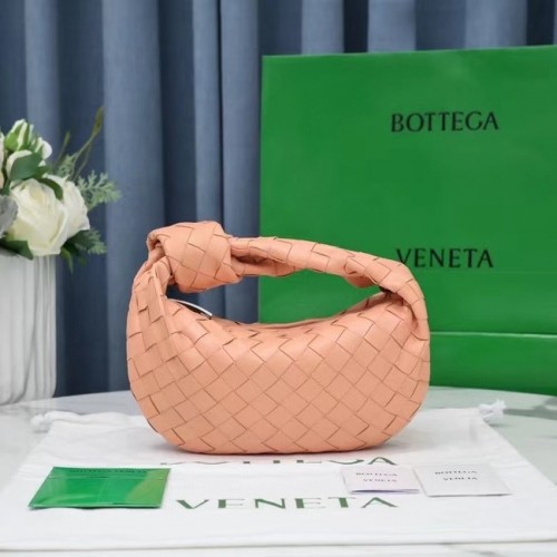 Bottega Veneta MINI JODIE 651876 SVĚTLE RŮŽOVÁ