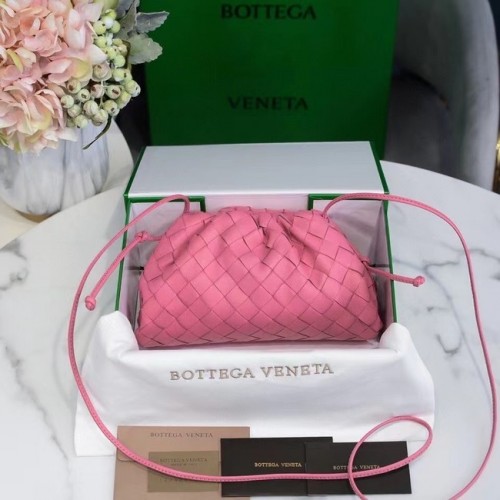 Bottega Veneta MINI POUCH 585852 Třešňový květ - prášek