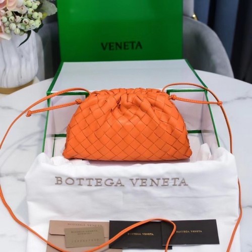 Bottega Veneta MINI POUCH 585852 oranžová