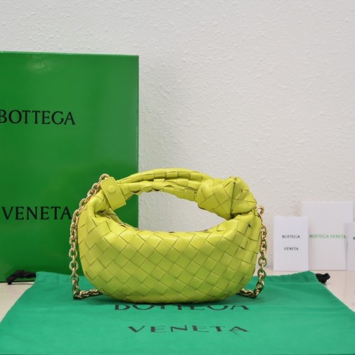 Bottega Veneta Mini Jodie 709562 Třpytivě zelená