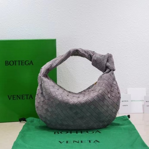 Bottega Veneta Mini intrecciato semišová taška na rukojeť 651877V1 THUNDER