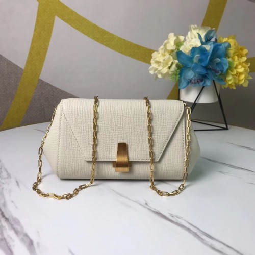 Bottega Veneta Original Leather Mini Chain Bag BV6700 bílá