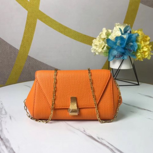 Bottega Veneta Original Leather Mini Chain Bag BV6700 žlutá
