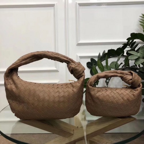 Bottega Veneta Original Weave Leather Bag BV4588 Hnědá