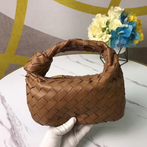 Bottega Veneta Original Weave Leather Bag BV4588 hnědá