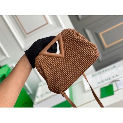 Bottega Veneta POINT 661986 Karamelová