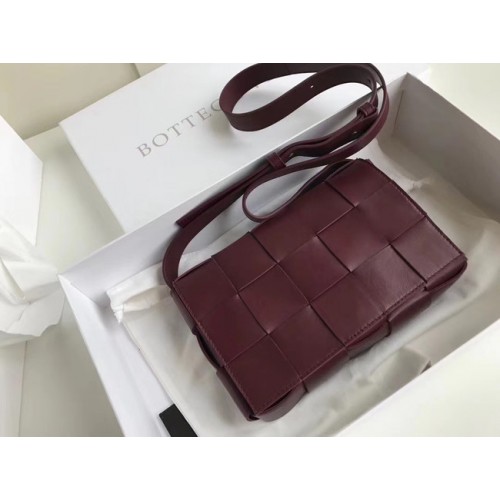 Bottega Veneta Ovčí Tkaná Originální Leather 578004 Vínová