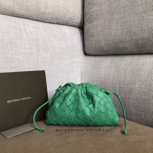 Bottega Veneta Ovčí Tkaná Originální Leather BV3693 Zelená