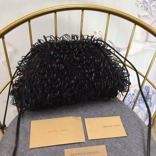 Kabelka přes rameno Bottega Veneta 576227 černá