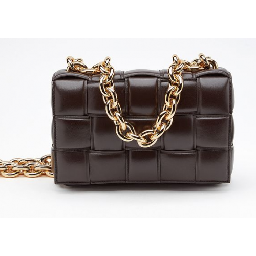 Bottega Veneta THE CHAIN CASSETTE Expedited Delivery 631421 Čokolády