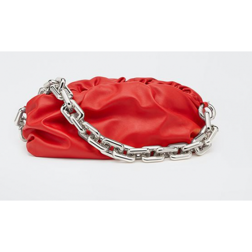 Bottega Veneta THE CHAIN POUCH 620230 červená