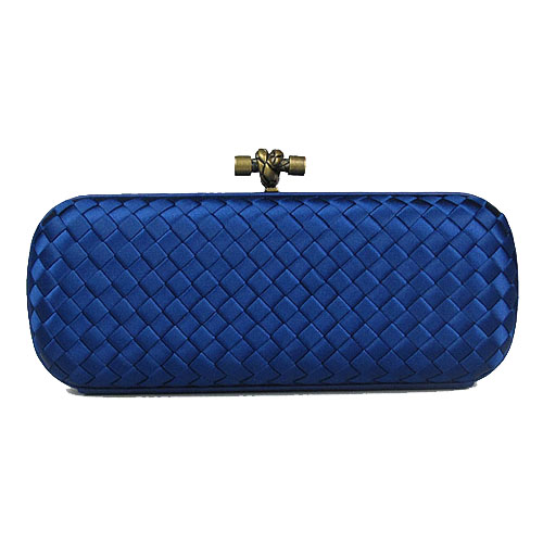 Žhavá kabelka Bottega Veneta clutch 8651 modrá