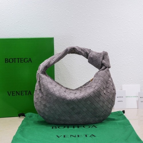 Bottega Veneta intrecciato semišová taška na rukojeť 690225 Thunder