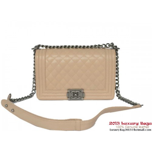 Chlapecká kabelka Chanel Flap Shoulder Bag Classic Cannage Patterns A67086 Meruňková