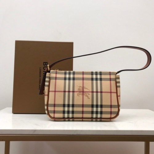 Kožená kabelka přes rameno BurBerry 80112 hnědá