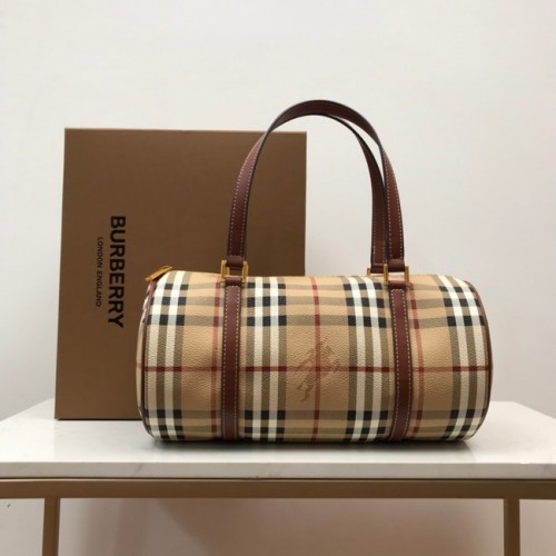Kožená kabelka přes rameno BurBerry 80116 pšenice