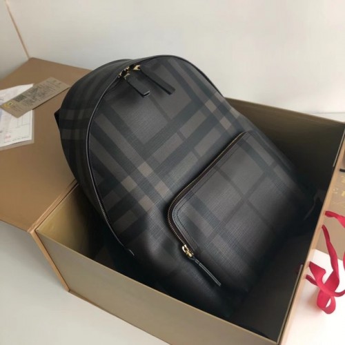 Burberry Velký plátěný batoh BU41002 černý