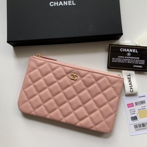 CHANEL 19 Caviar Original Leather Carry on bag AP1060 růžová