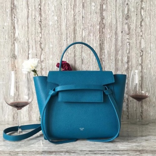 Celine mini kabelka z originální kůže C98310 modrá