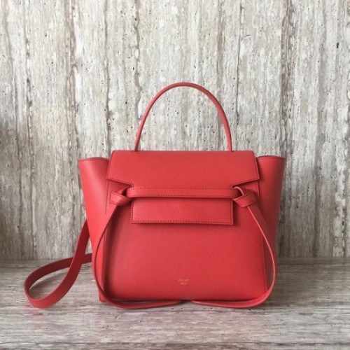 Celine mini kabelka z originální kůže C98310 červená