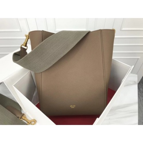 Celine Cabas Phantom Bags Originální telecí kůže 3370 Khaki