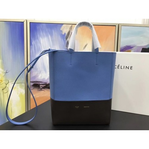 Celine Cabas Phantom Bags Original Leather C3365 Blue&Black