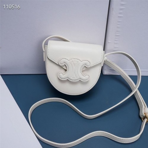 Celine FOLCO CUIR TRIOMPHE Z HLADKÉ TELECÍ KŮŽE 10J303 BÍLÁ