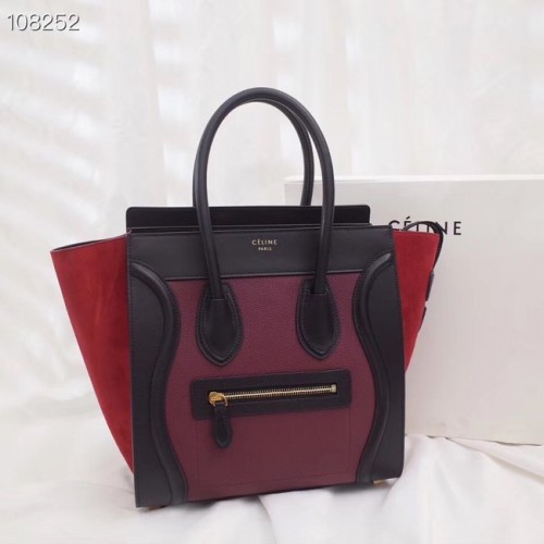 Celine Luggage Boston Tote tašky, celá z telecí kůže, C0189-1