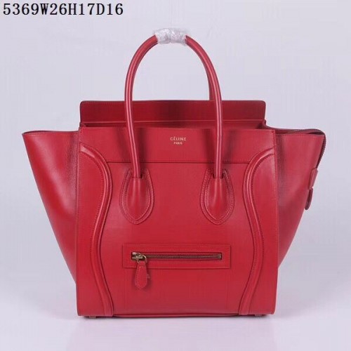 Celine Luggage Micro Tote Bag CLY5369 Červená