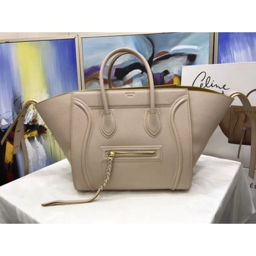 Celine Luggage Phantom Tote Bag Calfskin Leather CT3372 Meruňková a žlutá