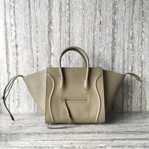 Celine Luggage Phantom Tote Bag Calfskin Leather CT3372 Šedá