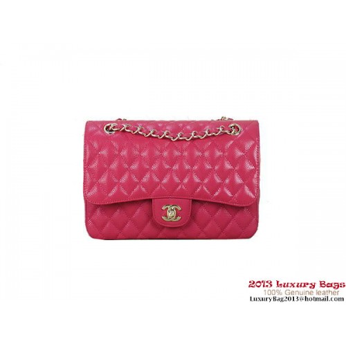 Chanel 2.55 Klasická klopová kabelka Rose Original Cannage Patterns Gold
