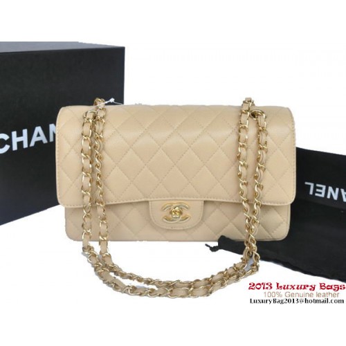 Kabelka Chanel 2.55 Series Flap Bag Original Caviar Leather A1112 Apricot