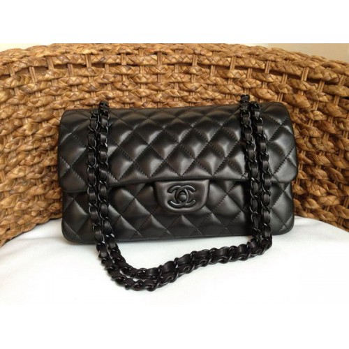 Kabelka Chanel 2.55 Series Flap Bag Original Lambskin Leather A1112 Black