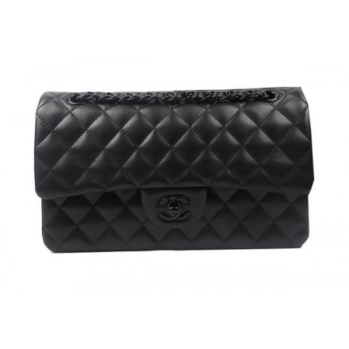 Chanel 2.55 Series Flap Bags Original Sheepskin Leather A1112 Black