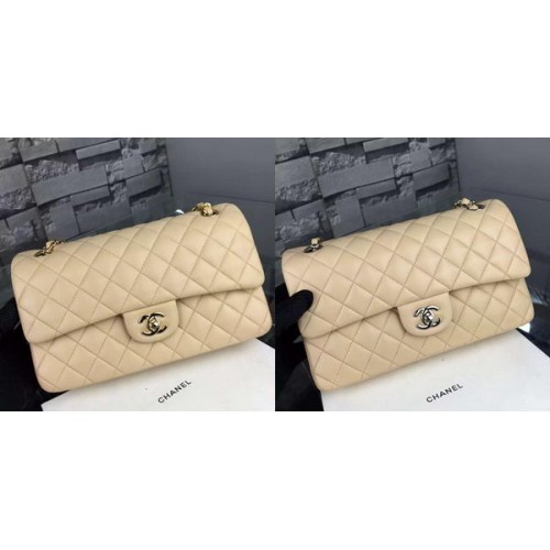 Chanel 2.55 Series Flap Bag Lambskin Leather A5024 Meruňková